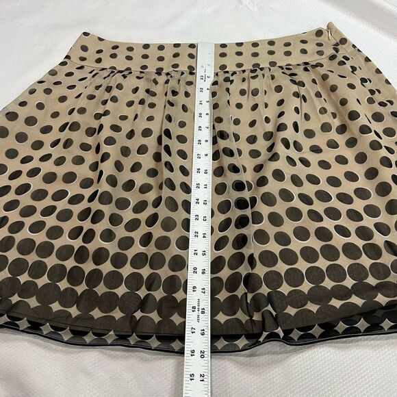 The Limited‎ Tan Black Polka Dot Skirt - Picture 7 of 7
